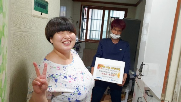 3. 바보의 나눔, ㈜두산전자와 함께 장애인 38가정에 김치 전달(붙임자료).jpg